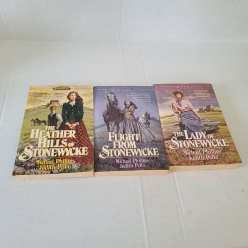 The Stonewycke Trilogy Book Series Michael Phillips & Judith Pella Lot of 3